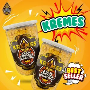 Kremes Ayam By Kraton Food - Paket 2 Pcs / Kremes Pedas Daun Jeruk + Kremes Original 300 gr
