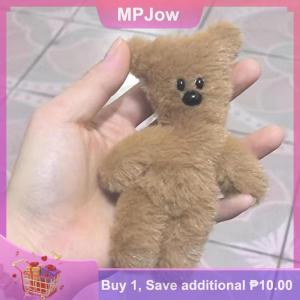 【MPJow】 Squeak Keychain Pendant Cartoon Cute Plush Doll Toy Kawaii Soft Stuffed Bag Charms Decorations For Children Gift