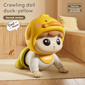Early Learning Crawling Toys Infant Crawling Toy Baby Musical Toy Learns To Crawl Raise Head Toys With Music Early Educational Development Mainan Bayi Puzzle Toys learn crawling guidance Learning to speak