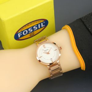JAM TANGAN WANITA KASUAL TANGGAL AKTIF SK7830 RANTAI STAINLESS BONUS BOX BISA COD