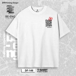 Kaos Oversized "OVER THINGKING" Bahan Cotton Combed 20s Kualitas Sablon Premium Tshirt Pria dan Wanita