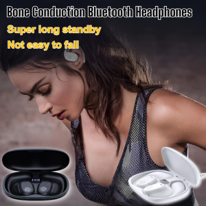 Bone Conduction Bluetooth Headphones Stereo Wireless Bluetooth Earphone Waterproof Sport Bluetooth Headset