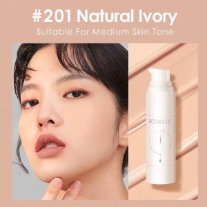 FOCALLURE (FA256) Flaw Resistant Longwear Foundation Full Coverage Waterproof | Flawless Longwear Foundation | Cream Base MakeUp