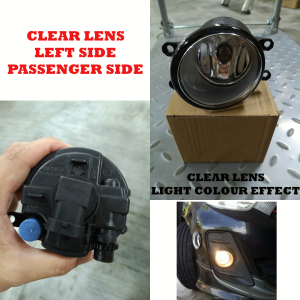Perodua Toyota Universal OEM Fog Lamp Car Bumper Light Sportlight Spot Light Bulb Clear Yellow Glass Lens Myvi Axia Bezza Alza