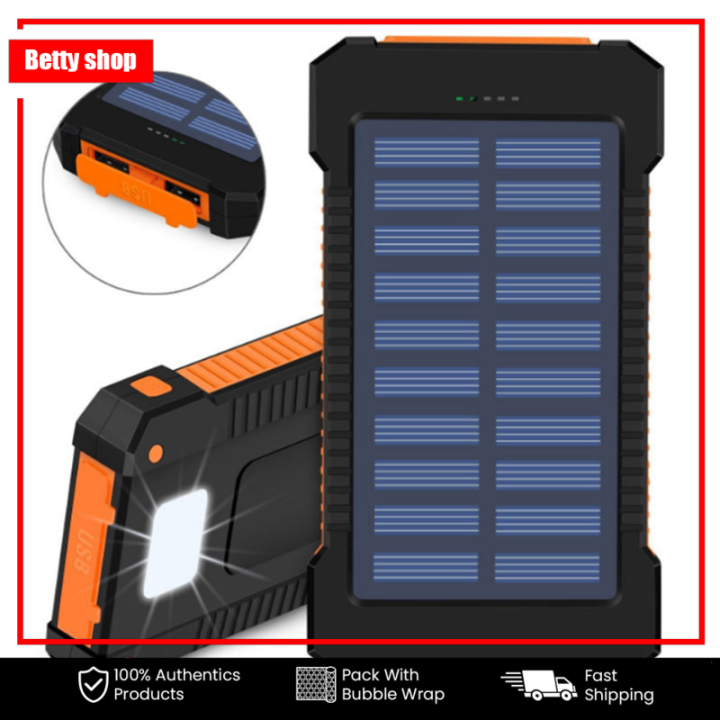 Top Solar Power Bank Waterproof 50000mAh with LED Light Solar Charger 2
