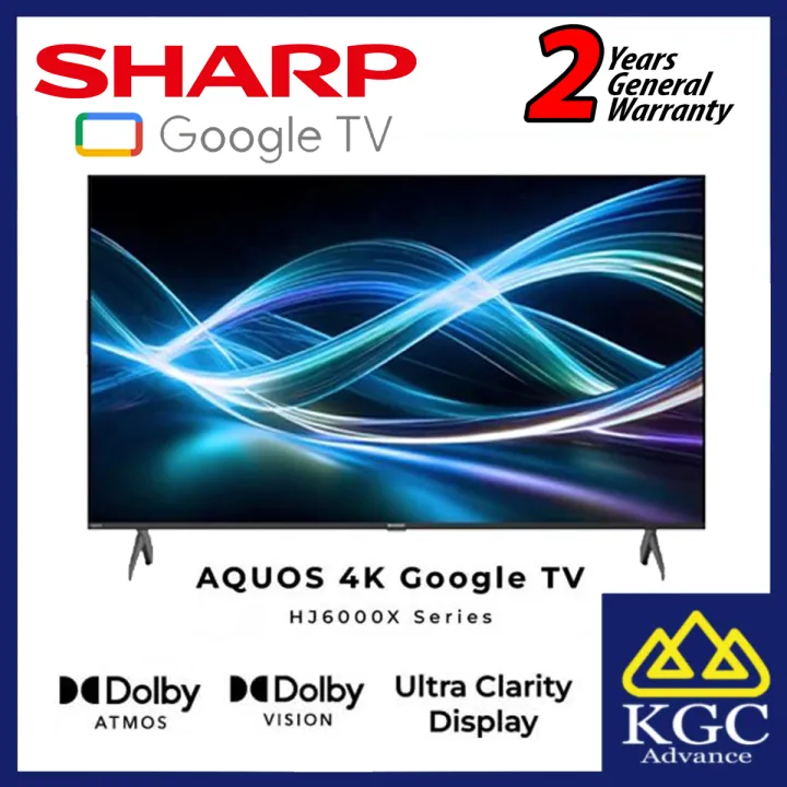 Sharp 75" / 65" / 55“ / 50” AQUOS 4K Google TV 4TC75HJ6000X ...