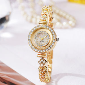 New fashionable womens watch a unique design with rhinestone embellishments a high-quality and stylish timepiece for women