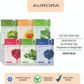 [BPOM] - Veze Sheet Mask Masker Wajah Korea Blueberry Aloevera Pomegranate Honey Cucumber Olive. 