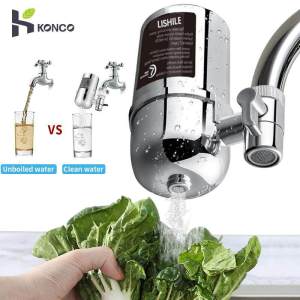 Konco Tap Water Purifier Kitchen Faucet  Ceramic Percolator Mini Water Filter Filtro Rust Bacteria Removal Replacement Filter