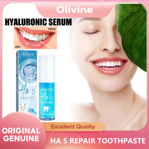 EELHOE HA5 Hyaluronic Serum Repair Toothpaste Deodorize Remove Dental Stains Cleaning Teeth Whitening Fresh Breath Beauty Health Teeth Toothpaste Cavity Cleaning Stain Enamel Repair Fresh Breath