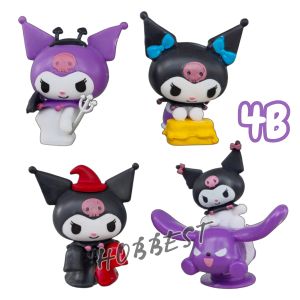 Action Figure KUROMI set - Miniatur Pajangan Topper Kue Cake Mainan Boneka Kurumi Hello Kitty My Melody