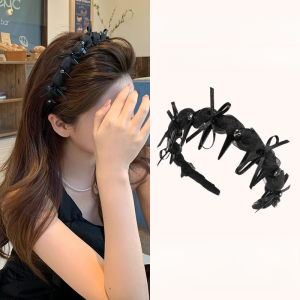 ห่วงผมสําหรับผู้หญิงสวมใส่นอกบ้าน กะโหลกสูงทุกวันพร้อมห่วงเพชรแวววาว