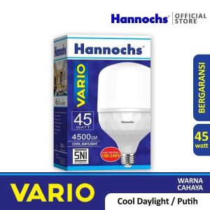 Lampu LED Hannochs Vario 6w 12w 18w 22w 30w 32w 40W 45w 50w 70w 100w CDL Putih SNI Garansi Resmi 1 Tahun