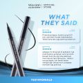 Wardah EyeXpert Perfect Precision Liner - Eyeliner Waterproof Warna Hitam dengan Aplikator Presisi Mudah Digunakan dan Lembut-Tahan Lama Hingga 12 Jam. 