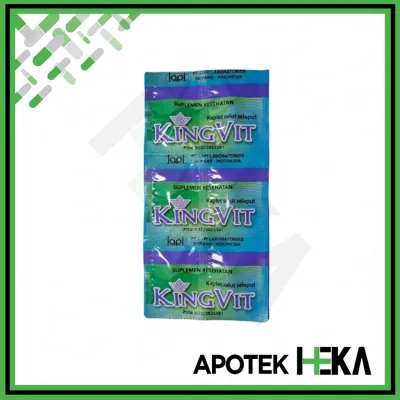 Kingvit Strip isi 6 Kapsul - Vitamin Program Hamil Kesuburan Pria