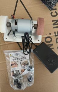(Điều Chỉnh 7 Tốc Độ) Máy Mài 2 Đá Mini Động Cơ 775-Máy Mài Dao Kéo/Máy Mài 2 Đá/Máy Mài Đá 2 Đầu Đa Năng Dùng Điện 220v