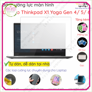 Dán màn hình cường lực laptop Lenovo Thinkpad X1 Yoga Gen 1/2/3/4/ 5/ 6 nano dẻo siêu mỏng trong suốt nhám chống nhìn trộm