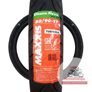 Maxxis MA-G1 80/90 Ring 17 tubeless MA G1 BONUS Pentil Ban Motor Bebek