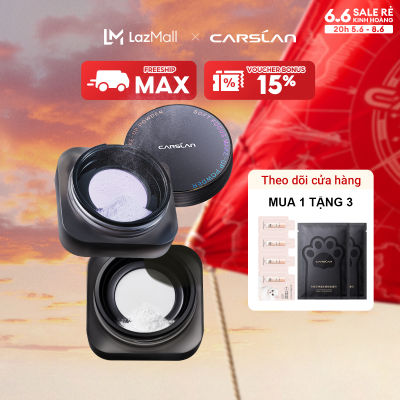 Phấn phủ Carslan mỏng nhẹ kiềm dầu chống nước cực đỉnh giúp khóa nền và nâng tông 4 tông màu tùy chọn 8g