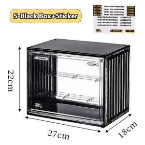 Acrylic Display Case With Building Blocks Popmart Storage Dustproof  Acrylic Toy Storage