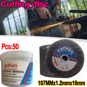 50PCS Metal Cutting Disc 4" Mata Grinder Potong Besi Angle Grinder Wheel Stainless Steel Resin Circular Saw Blade