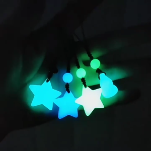 Glow in Dark Star Pendant Phone Chain Charm Hanging Rope Lovely Phone Strap Bag Decoration Lanyards Keychain Accessory