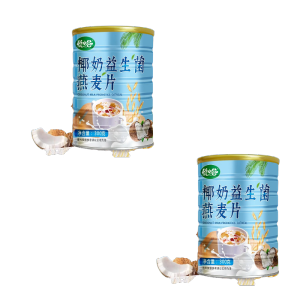 🎉Super Low Price🎉 Student Oatmeal Canned Meal Replacement Probiotic Satiety Oatmeal Prebiotic Fiber Rich Oats Coconut Milk Cereal High Fiber Gluten Free Quick Breakfast 椰奶益生菌燕麦片