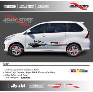 stiker avanza sticker mobil avanza stiker toyota avanza stiker striping avanza