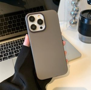 Skin-feel Matte Casing For iPhone 11 12 13 14 15 16 17 Pro Max 14 15 Plus Ultra-thin Case For iPhone 1314 15 16 Pro Max Shockproof Phone Case Clear Transparent Phone Casing Simple frosted Anti-fingerprint Phone Cover