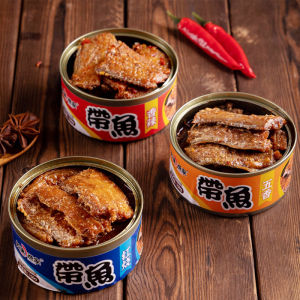 Fasimiyu ปลาสายพาน 150g/กระป๋อง ทั้งหอมทั้งเผ็ด ทะเลดองกระป๋อง อาหารสําเร็จรูป กระป๋องปลา อาหารจีน