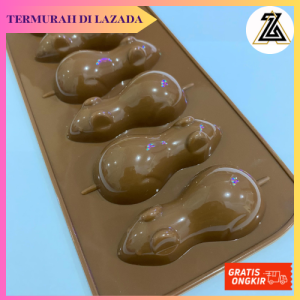 AKEZ CETAKAN COKLAT MOTIF TIKUS CETAKAN AGAR AGARA JELLY SERBAGUNA