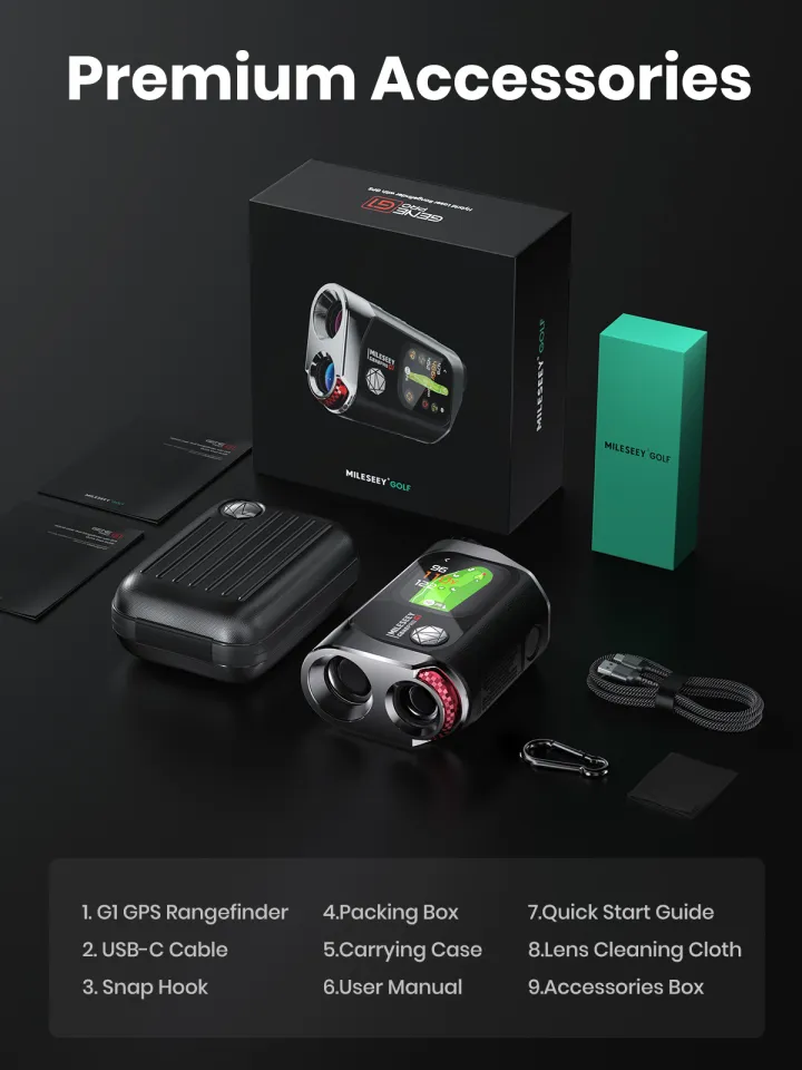MILESEEY GOLF Gene proＧ１ MILESEEY GenePro G1 Touchscreen & GPS Rangefinder with Slope 43000