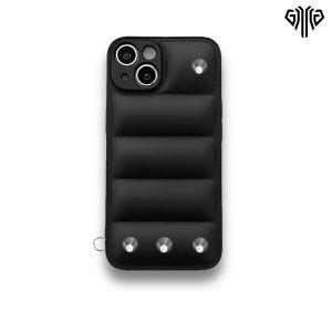 GAWUNG - Case Handphone 11 12 13 14 15 Pro Promax Black Rock Softcase CIROOK