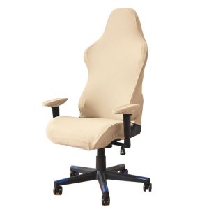 MODAQUICK Polyester Gaming Chair Cover Removable Solid Color Protector Cover Spandex Elastic Seat Cover Office Chair