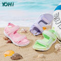 YOHI sports sandal slippers children shoes for girls 5 to 6 7 8 9 10 11 12 13 14 15-16 yrs year old teens girl outdoor Anti slip beach shoe Casual kids sho size sport sandals. 