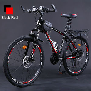 WTHB Mountain Bike High Carbon Steel SHIMANO Double Disc Brake Kids Shock Absorber 7 Speed Bicycle MTB 20"
