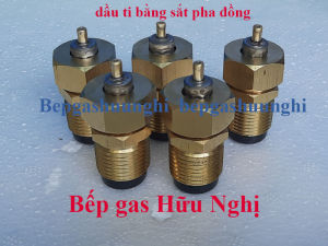 Đầu sạc gas từ bình gas 12kg sang bình gas lon mini Tặng 15 nút nhựa 1 đầu ti 1 ron