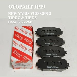 BRAKE PAD YARIS NEW VIOS KAMPAS REM DEPAN YARIS TIPE S BAKPAO NEW VIOS TIPE G POLOS 04465-52240