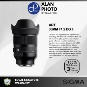 Sigma 35mm F1.2 DG II Art Lens for Sony E / Leica L | Sigma Singapore Warranty