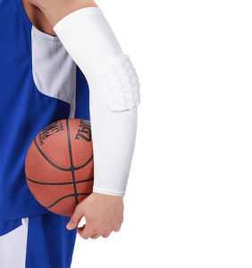 GYMPRO Padded Elbow Sleeves Compression Arm Protective Support