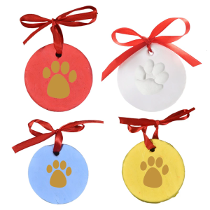 Dog and Cats Paws Print Set Complete with Clay and Accessories for Keepsakes Pet Pawprints
