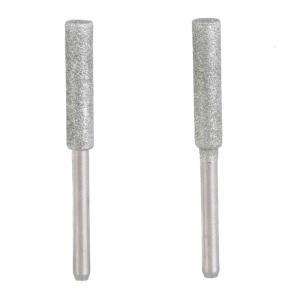2 cái Emery Máy mài lưỡi cưa bit độ cứng cao Đá mài tập tin để bảo trì chuỗi hiệu quả tăng cường độ bền
