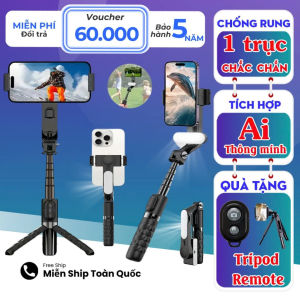 Gimbal chống rung điện thoại Q18 – Gậy quay phim Livestream 360° xoay tự động – Tripod chụp ảnh du lịch – Gimbal giá rẻ đa năng cho  YouTube Vlog