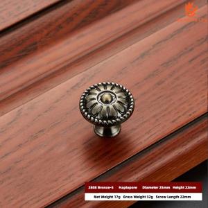 SG Stock Pulls Zinc Alloy Cupboard Handles Antique Copper Mahogany Furniture Drawer Cabinet Drawer Handle
