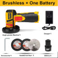 KEELAT KAG004 Mini Angle Grinder Rechargeable Portable Cordless Angle Grinder Battery wireless Brushless Polisher Grinding. 