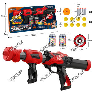 SpaceWar Velocity X Turbo Double Handle Ball Blaster Gun Sci-Fi Toy