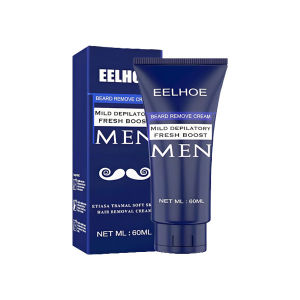 EELHOE Krim Penghilang Bulu pria Permanen Hair Removal Cream Brewok  Perontok bulu Cepat Aman Tanpa Efek Samping Hair Removal Cream 60ml