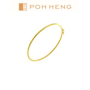 Poh Heng Jewellery 22K Timeless Baby Bangle in Yellow Gold[Price By Weight]