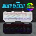 🆕มาใหม่ 🚀ส่งเร็ว🚀 OKER K527 MIXED BACKLIT Mechanical KEYBOARD Blue switch Gaming คีย์บอร์ดเกมมิ่ง คีย์บอร์ดวัสดุโลหะ 527. 