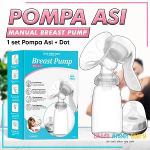 Pompa ASI Manual Breast Pump Botol Dot Susu Bayi BPA FREE Murah Impor COD